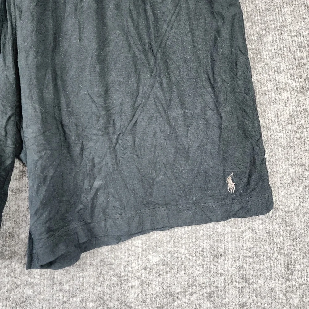 Polo Ralph Lauren Shorts Mens XL Sleepwear Black Modal Spandex Knit EUC